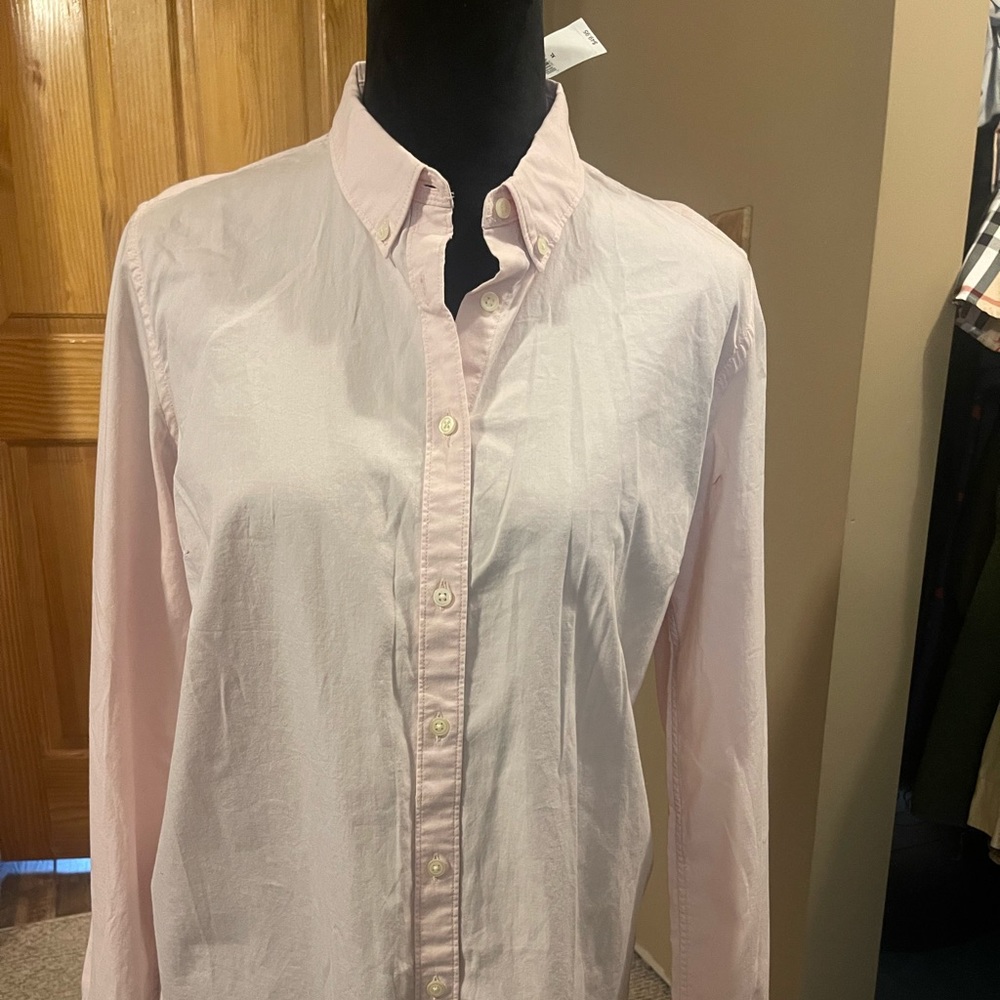 NWT Gap button down pink top